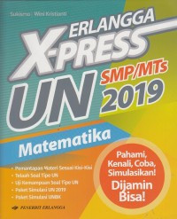 Image of Erlangga X-Press UN SMP/MTs 2019 Matematika